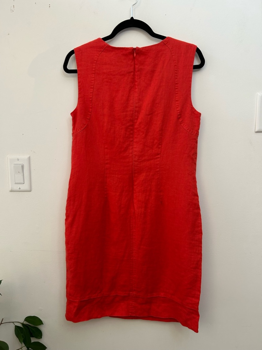 Noa Noa Linen Sleeveless Shift Dress Pockets - Picture 6 of 10